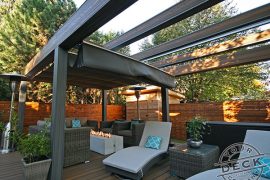 Deck builder in Toronto. Trex decking and pergola