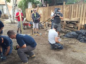 HGTV Backyard Builds- GoliathTech screw pile install