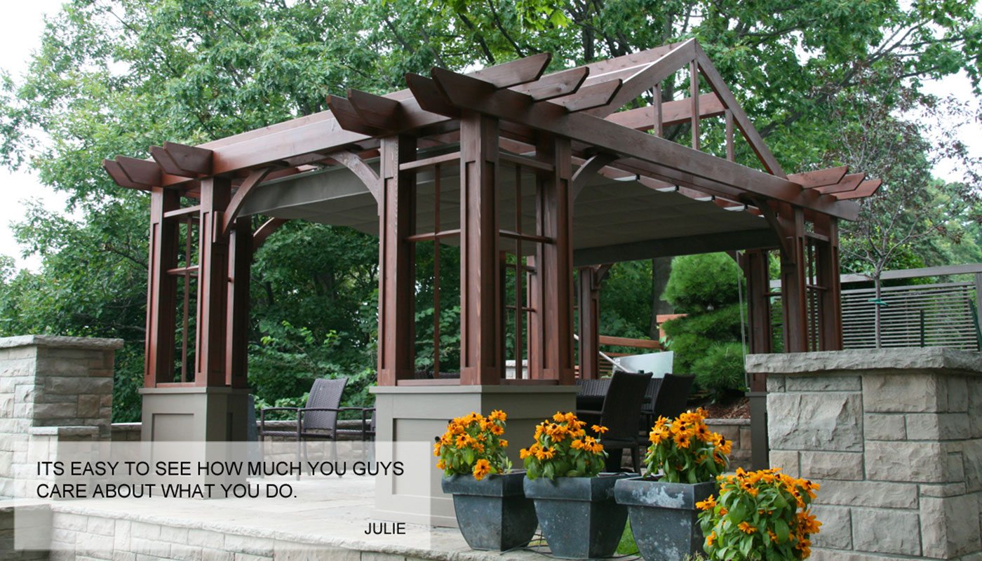 Elegant dining structure