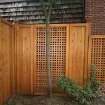 Cedar screen wall