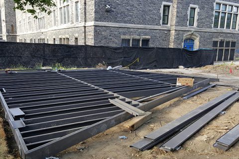 Trex Elevations steel deck structure