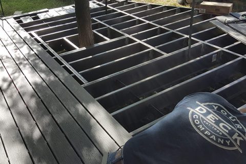 How to frame a deck with steel in Toronto